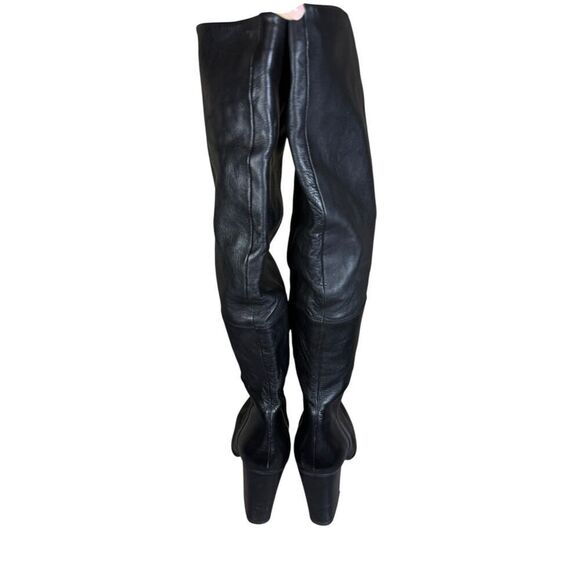 Stuart Weitzman Belmont Nappa Leather Black Knee High Boot Women's Size 8.5 - Picture 12 of 15